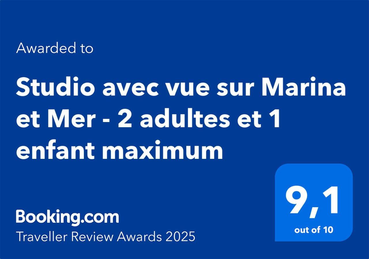 Studio Avec Vue Sur Marina Et Mer - 2 Adultes Et 1 Enfant Maximum Mandelieu 外观 照片